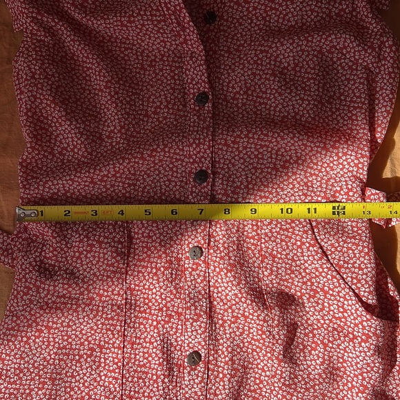 Monteau Mono print Pleat Cap Sleeve Dress - Picture 6 of 7